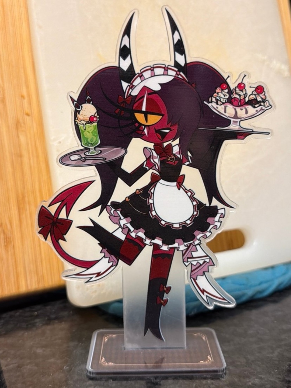 Helluva Boss Hazbin Hotel Sallie May maid cafe anime acrylic figure standee